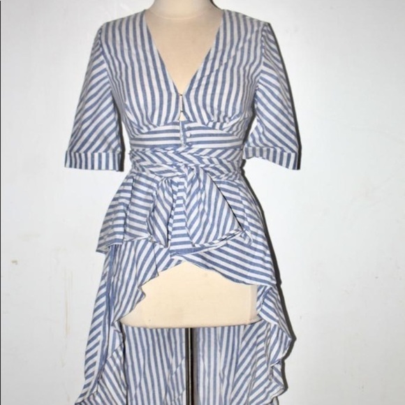 English Factory long ruffle shirt dress size small - Picture 5 of 6